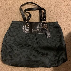 Coach black purse